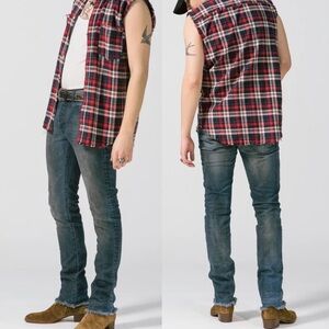 Nwt Six Week Residency Desert‎ Oasis Indigo Skinny Denim Jeans Size 30